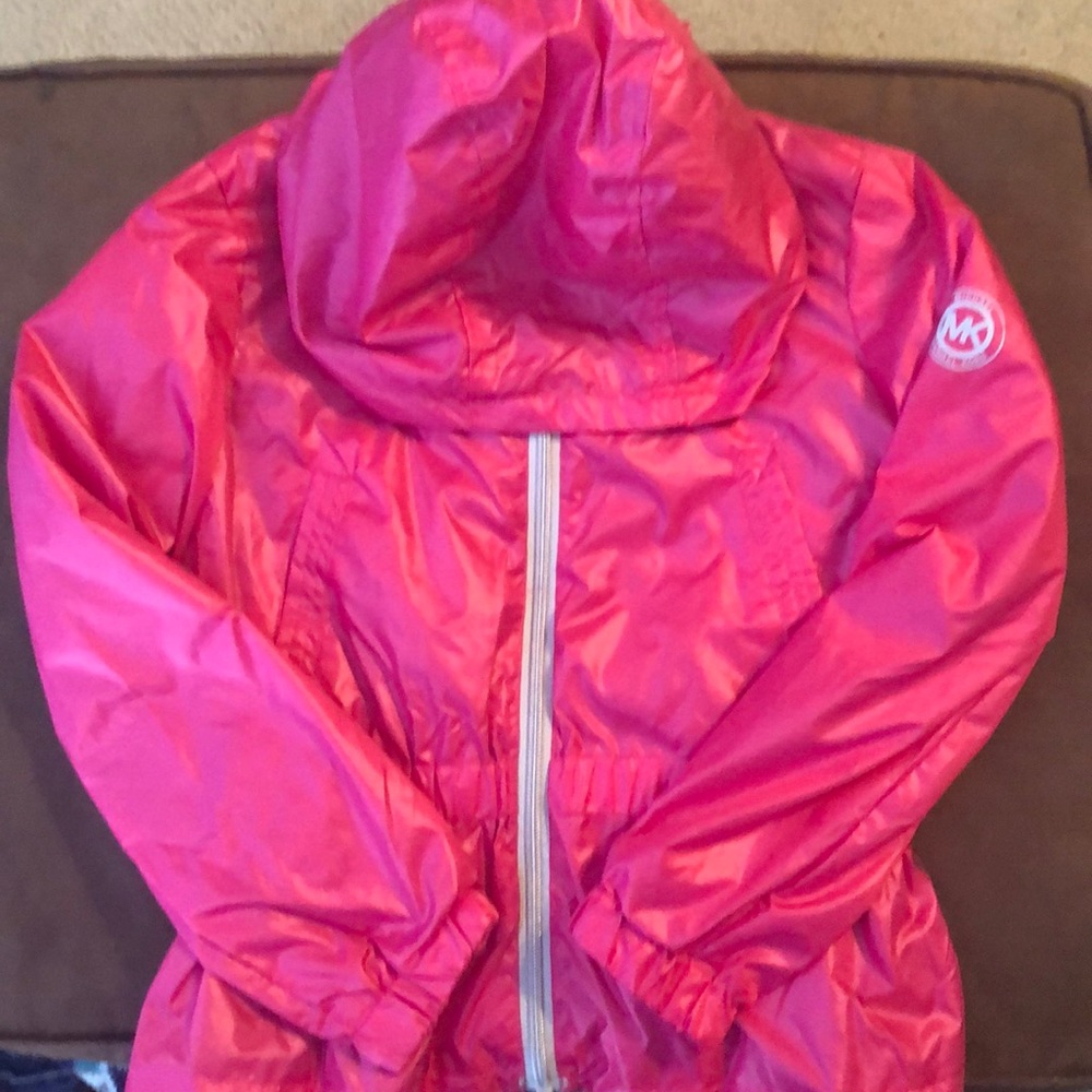 Girls hooded Michael Kors raincoat